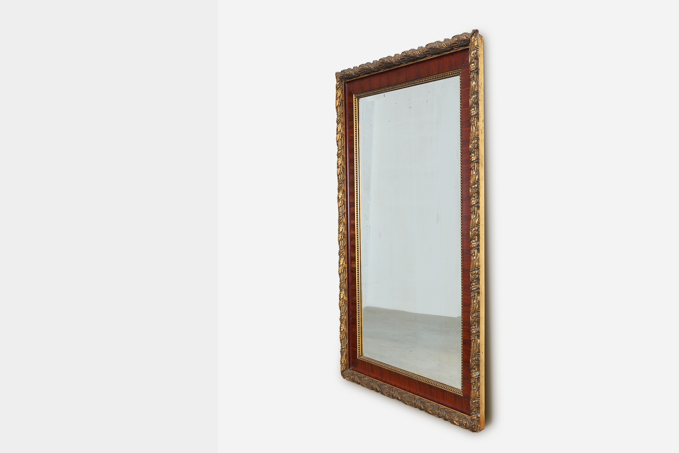 French classical mirror with gilded details, ca. 1900thumbnail